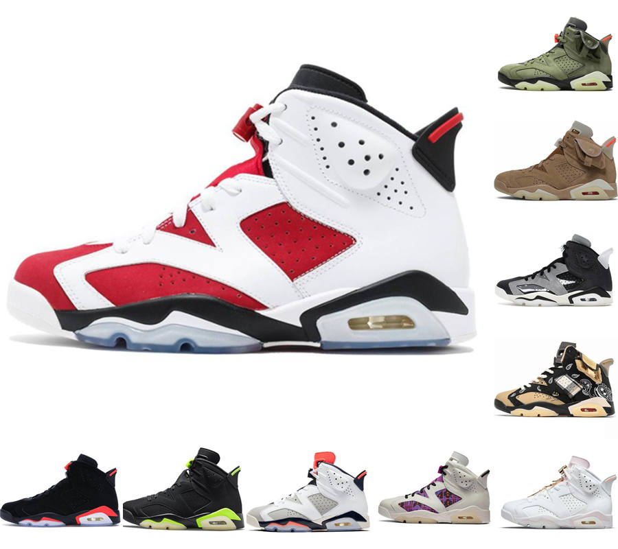

2022 new Jumpman Electric Green 6 6s Mens High Basketball Shoes Carmine Gold Hoops Dmp Black Infrared British Khaki Tinker Oregon Ducks outdoor Trainer Sneakers, Please contact us