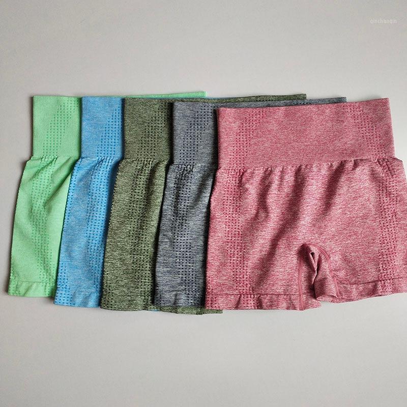 

2020 Newest Vital Seamless Fitness Yoga Shorts High Waist Workout Shorts Scrunch BuSport Women Gym Running Leggings1, Black