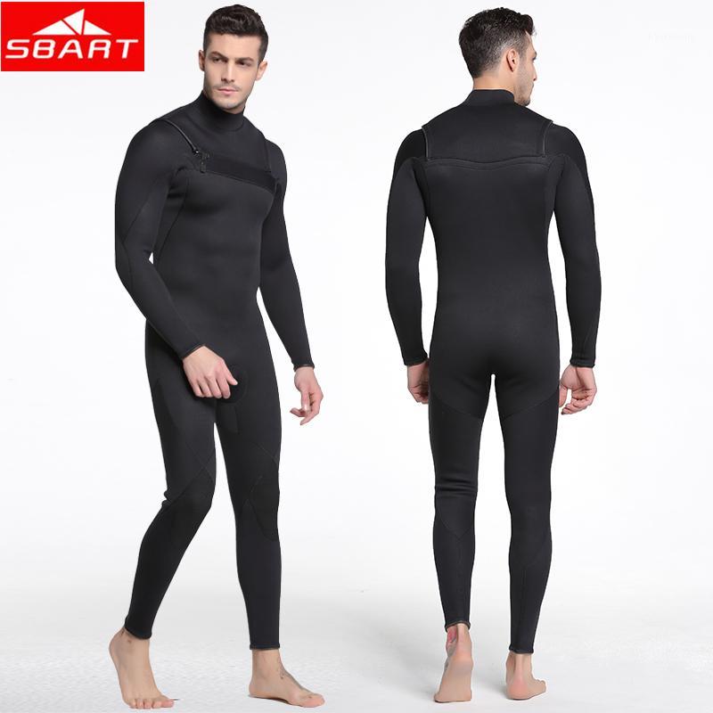 

SBART 3MM Neoprene Wetsuit Men Underwater Hunting Spearfishing Keep Warm Windsurf Swimsuit One-piece Surfing Scuba Diving Suits1