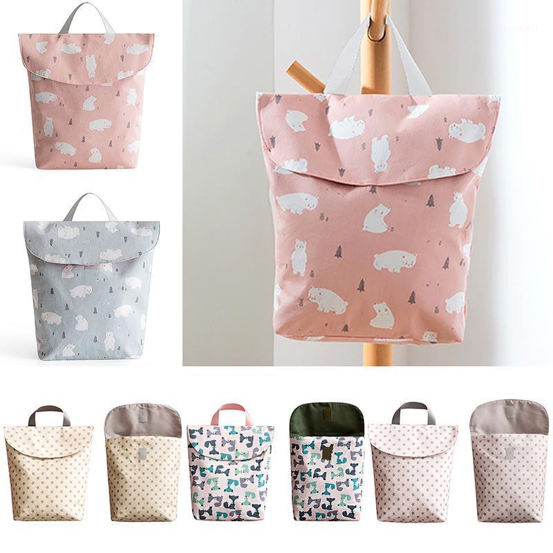 

Multifunctional Baby Diaper Organizer Reusable Waterproof Fashion Wet/Dry Bag Washable Sanitary Pad Nursing Pad Storage Bag1