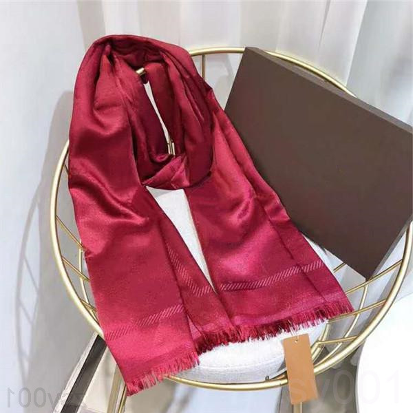 

Silk Scarf Fashion Man Women 4 Season Shawl Scarf Letter Scarves Size 180x70cm 6 Color High Quality HDTI