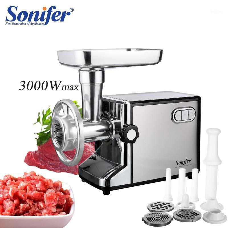 

3000W Electric Meat Grinders Stainless Steel Housing Heavy Duty Grinder Home Meat Mince Sausage Stuffer Processor Sonifer1