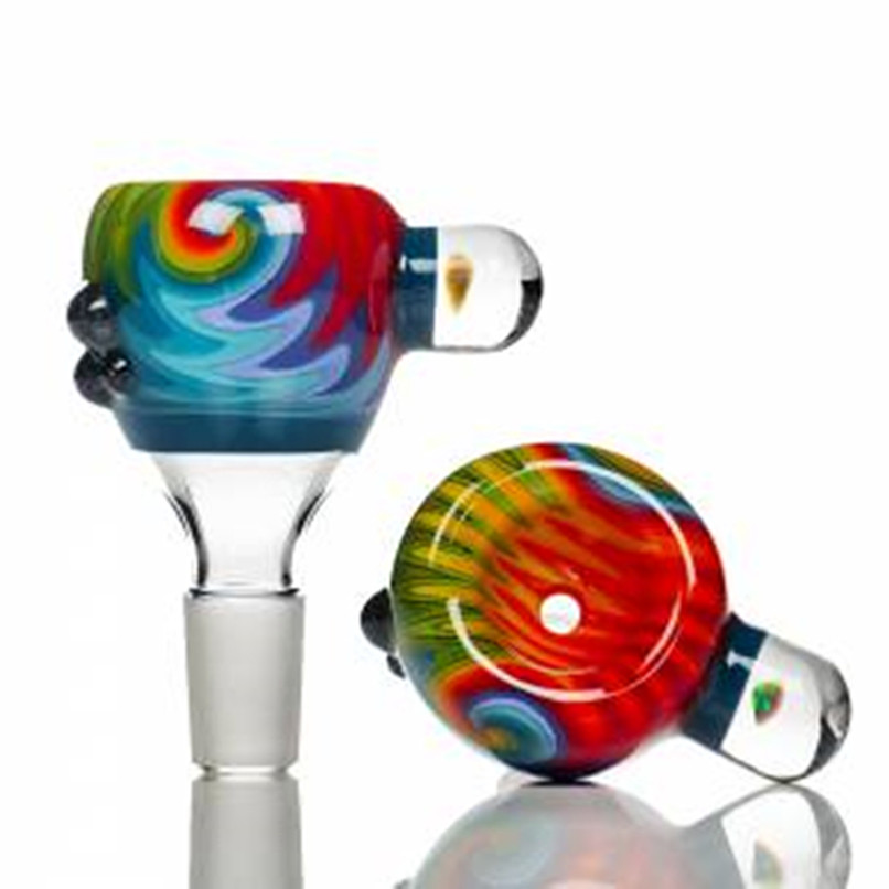

Hookah Bong 14mm Colored Glass Opal Slide Bowl Accessories