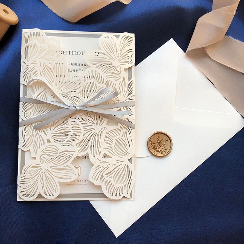 

50set Custom text Wedding invite card Party Invitation with envelope for Bridal shower Baby birthday parties guests1