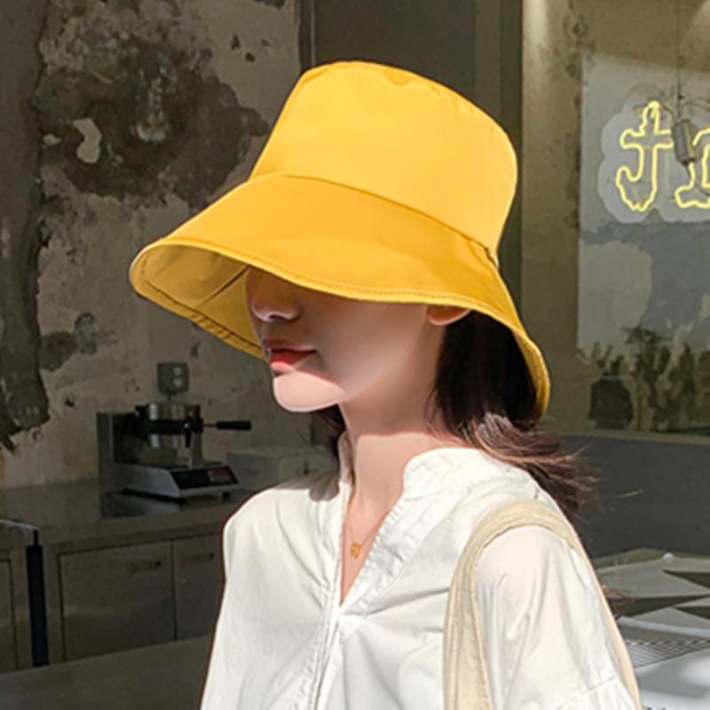 

Beanie/Skull Caps Bucket Women's Summer Japanese Hat Men's Sun-Proof Sun Korean Style Trendy All-Match Wide Brim Cap, 2 grey
