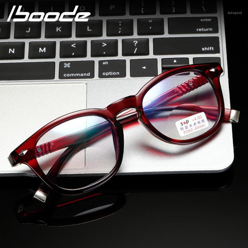 

Sunglasses Iboode Men Women Rimless Reading Glasses Bifocal Far Near Magnification Eyewear Presbyopic Diopter +100 To +4001
