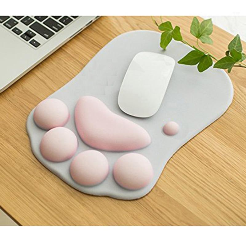 

3D Mouse Pad Anti-Slip Mousepad Soft Silicone Cute Cat Mouse Mice Mat Memory Foam Wrist Rest for Gamer Laptop PC Office Mousepad1