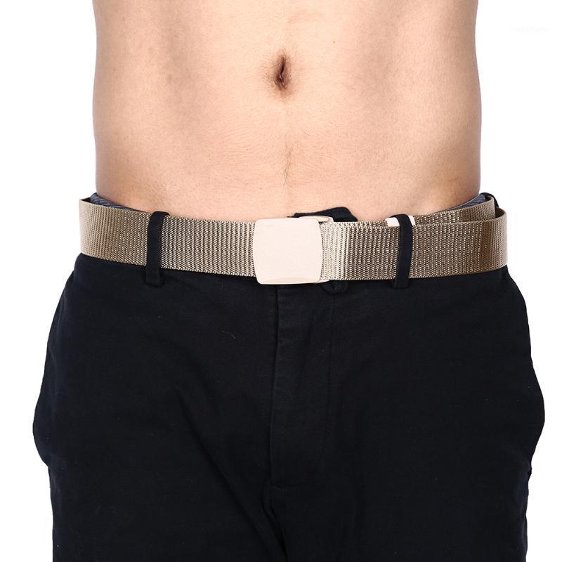 

115cm Length Outdoor Tactical Belt Plastic Buckle Nylon Waist Belts Multicam Molle Automatic Buckle Army Belts1, Khaki