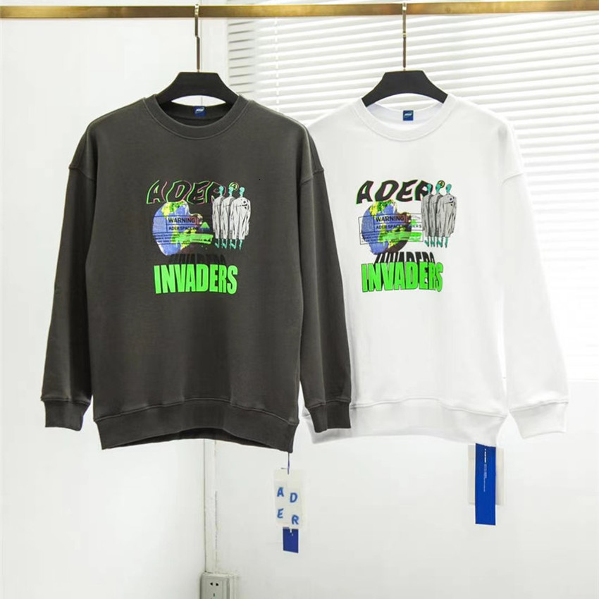 

2021 New Oversized Ader Error Sweatshirts Crewneck Men Women Pullover Adererror Hoodie Streetwear W6tr, 10