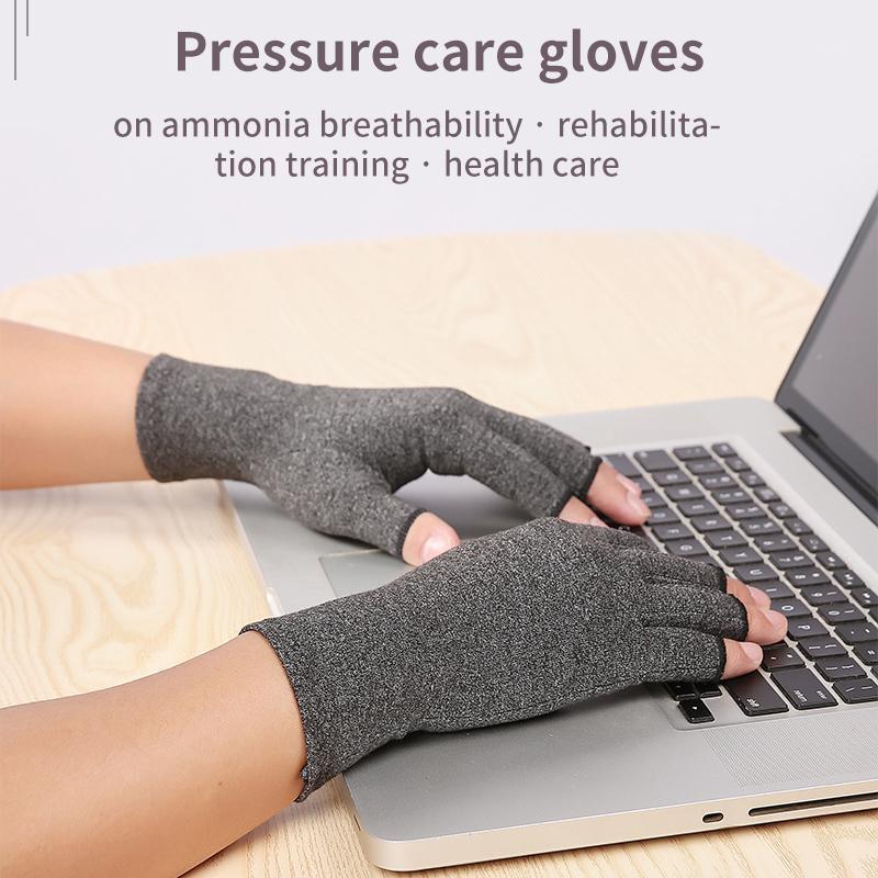 

1 Pairs Arthritis Gloves Touch Screen Gloves Anti Arthritis Therapy Compression and Ache Pain Joint Relief Winter1, Gray m