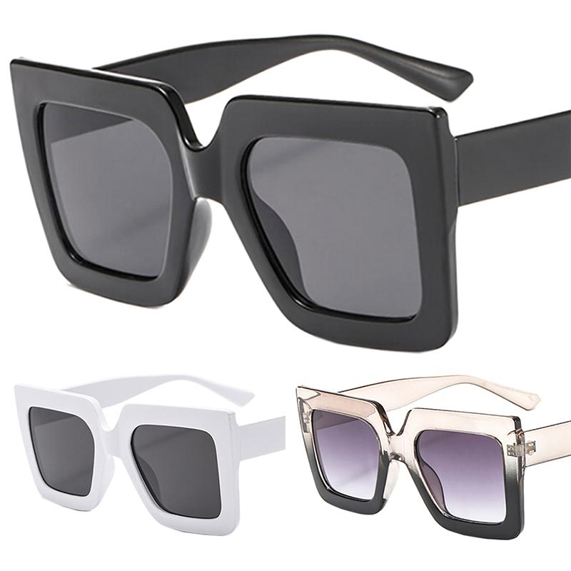 

Oversized Sunglasses Men Women Designer Gradient Sun Glasses Shades Retro Big Frame Shield Sunglass