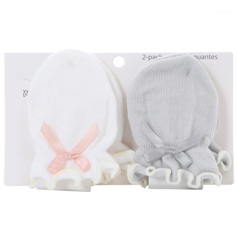 

2 Pairs Baby Anti Scratching Soft Gloves Newborn Protection Face Scratch Mittens L4MC1, 2ss902052-a