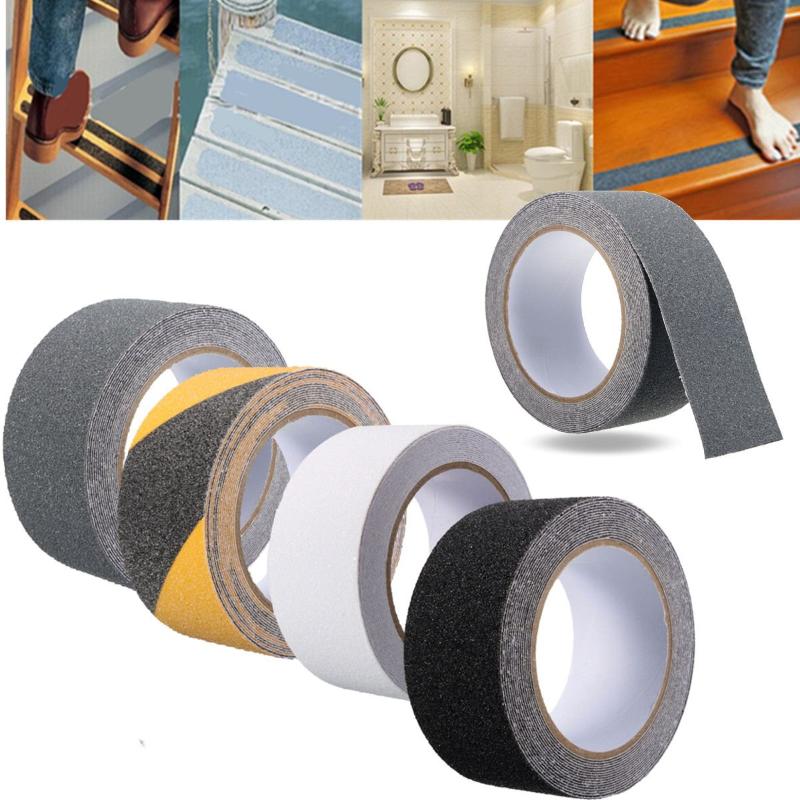 

5X500CM Safe Anti Slip Stairs Tapes Warning Frosted Tap DIY Bathroom Anti Slip Stickers Non-slip Tape Practical Supplies