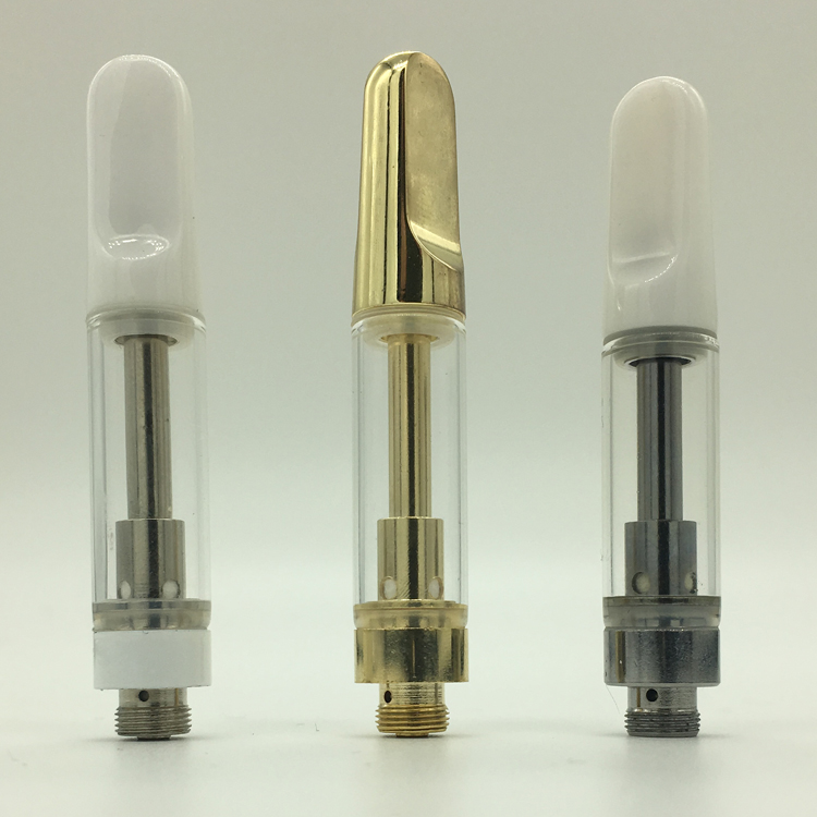 

Ceramic atomizer e cigarette Empty Vape Pen Cartridges Packaging Coil Glass Thick Oil Wax Carts Atomizer For 510 Thread Battery