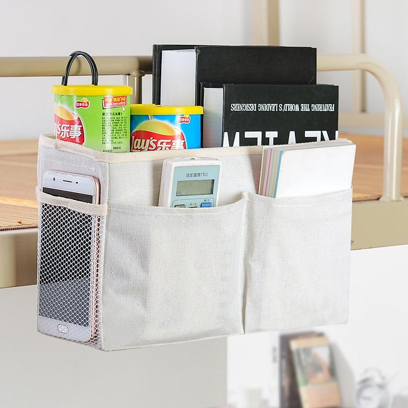 

Bedside Hanging Organizer Dormitory Desk Storage Bag Sofa Tv Remote Control Bed Holder Pockets Household Accessories Supplies, A5