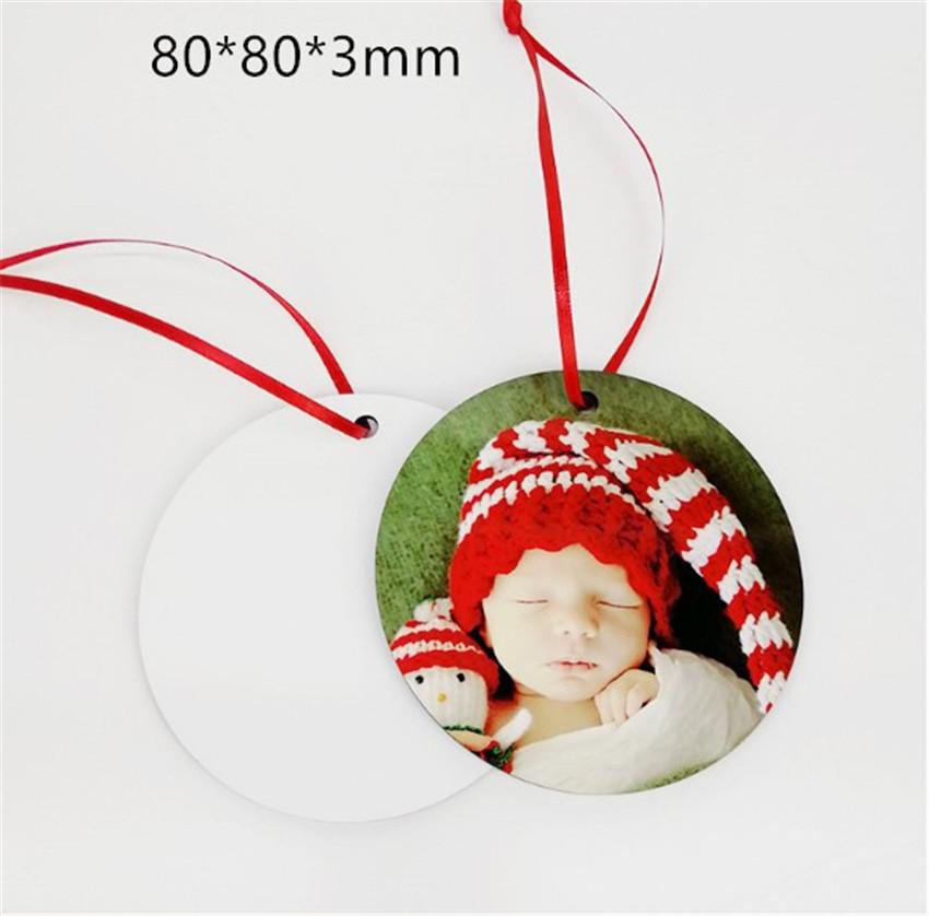 

Sublimation Christmas Ornaments MDF Blank Round Square Snow Shape Decorations MDF Hot Transfer Printing Blank Coaster Multi-styles