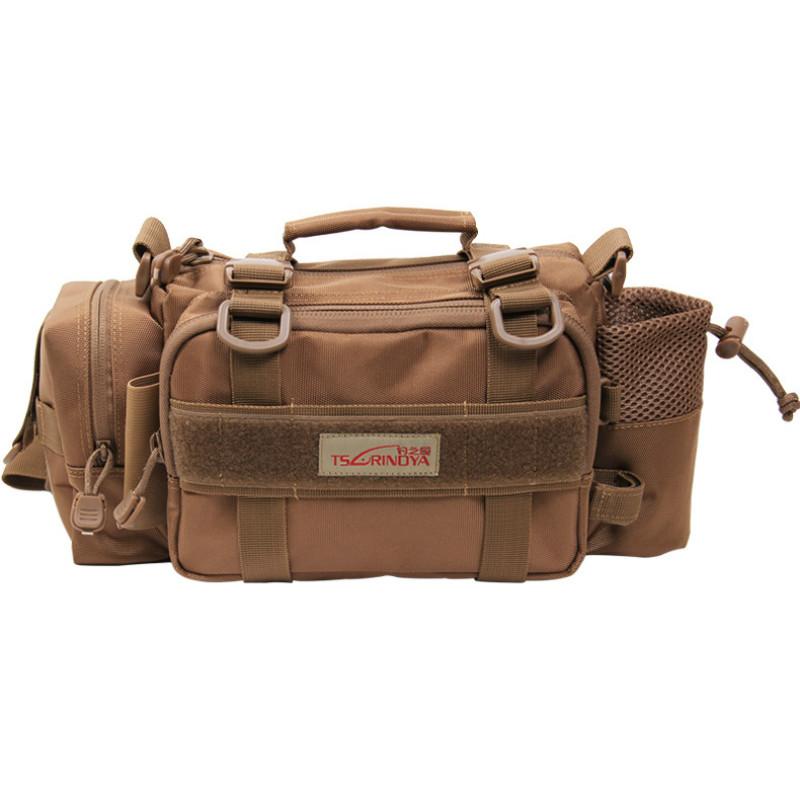 

M5 Tactical Camouflage Hunting Gun Bag Outdoor Multi-purpose Fishing Gear Bag Multi-function Fishing, Khaki
