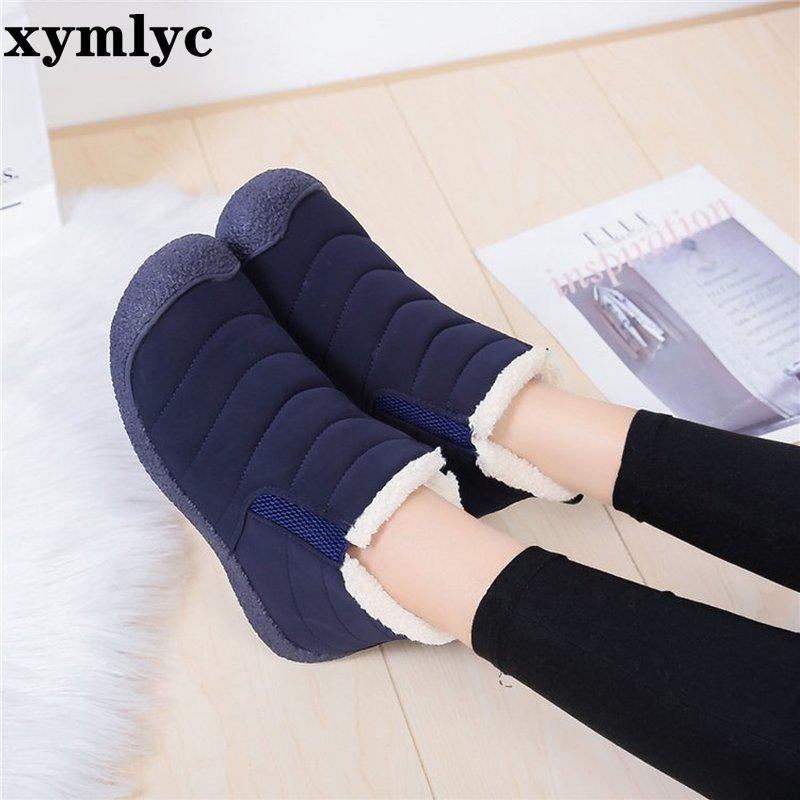 

Snow Boots for Women Winter Warm Ankle Short Bootie Casual Waterproof Shoes Warm Shoes Woman Comfort Boots Comfortable, Black