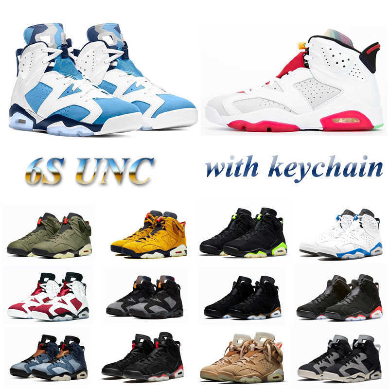

UNC 6s Mens Basketball Shoes 6 British Khaki Black Infrared WASHED DENIM Oregon men sports blue Trainers Sport Sneakers, #1