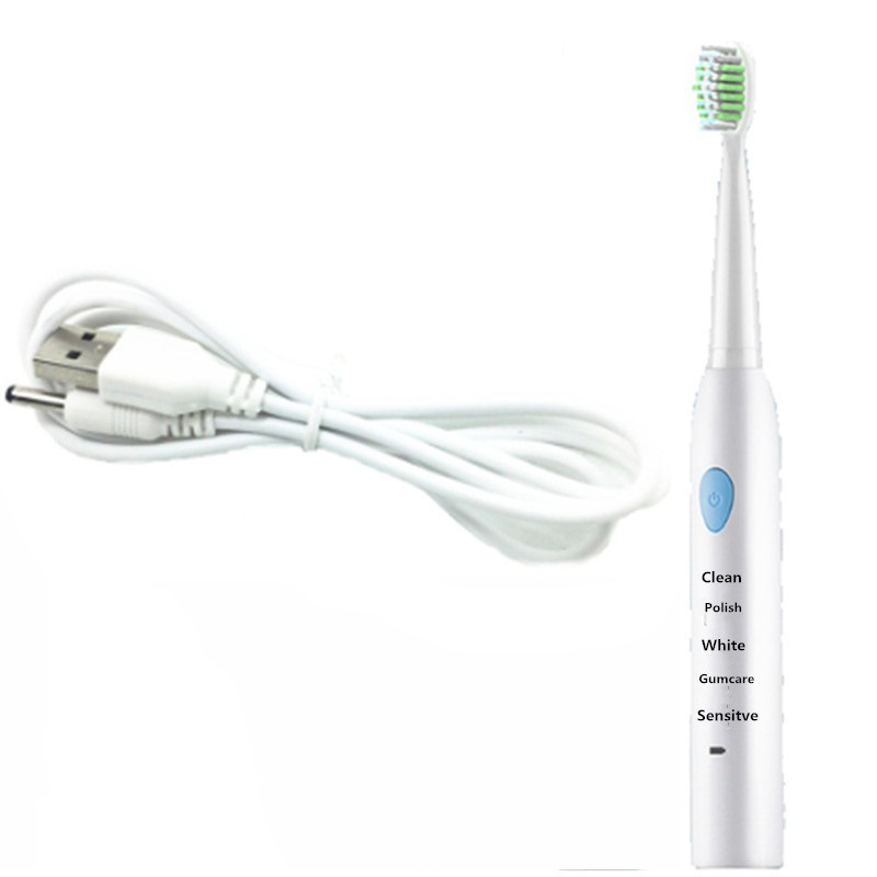 5 Modes Ultrasonic Sonic Electric Toothbrush USB Charge Rechargeable Tooth Brushes With 4 Pcs Replacement Heads Timer Brush C18112601-image-435489700