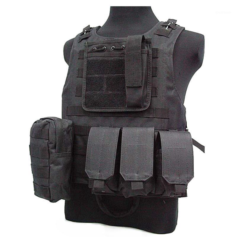 

Molle Vest Tactical Vest Plate Carrier Swat Fishing Hunting Army Armor Sport1, Black