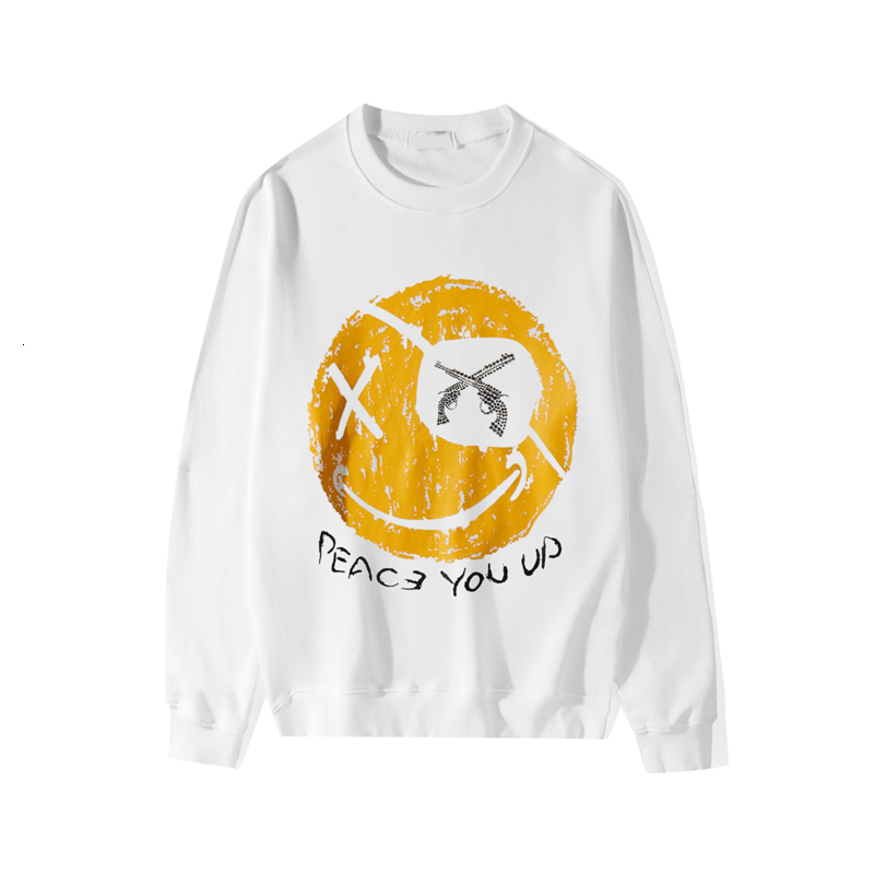

2021 Fashion Brand Men Hoodie New Autumn Male Cartoon Printing Sweatshirts Men's Hip Hop Pullover Hoodies Fsd6, Beige