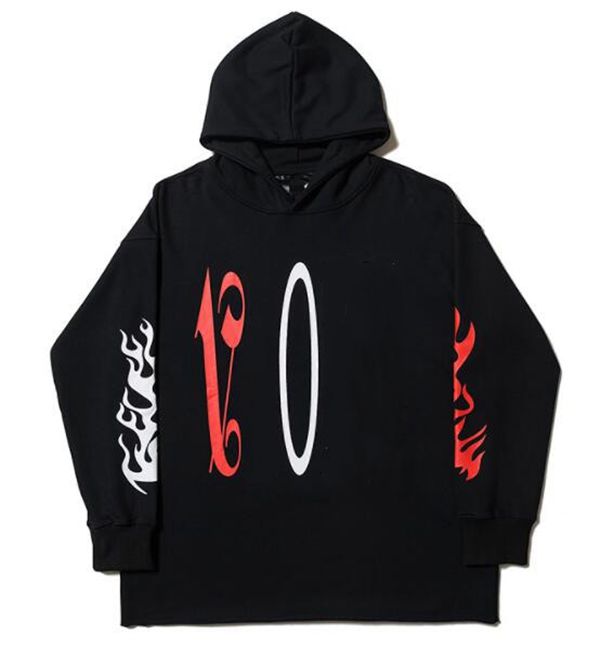 

Hoodie Fashion Men Women Stylist Hoodies High Quality red Purple Mens Stylist HoodiesUS Size -XL, Black+red
