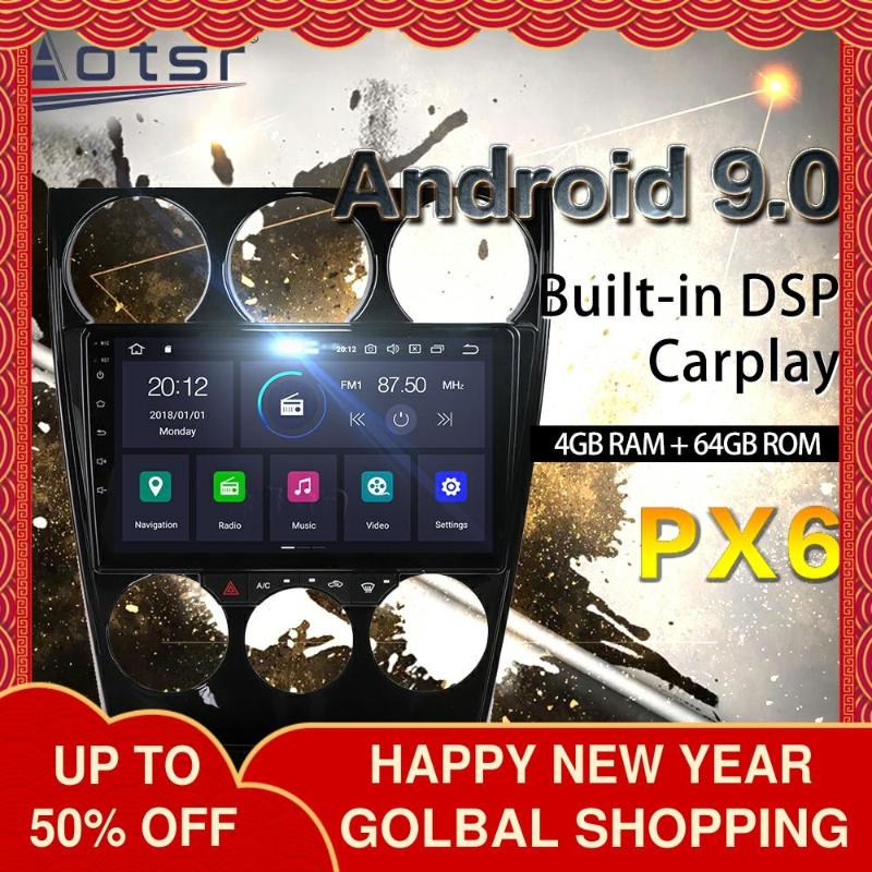 

For 6 2006-2012 Car Multimedia Radio Player Stereo Android9 Build in DSP 9 inch IPS Screen Audio GPS Navi WIFI BT head unit car dvd