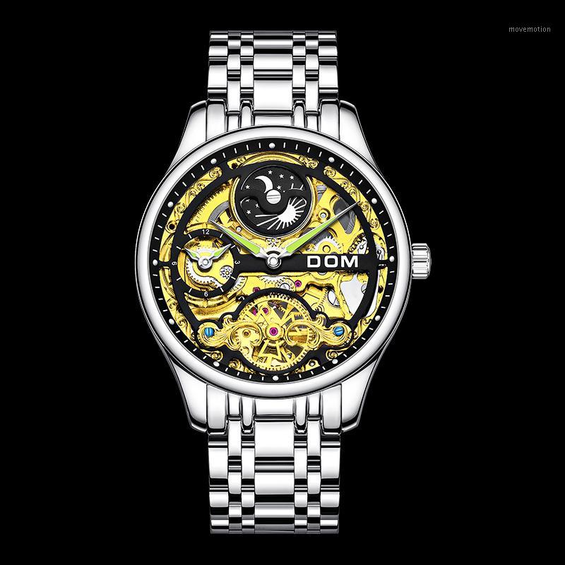 

Fashion Mens Watches Top Skeleton Watch Men Sport Automatic Mechanical Wristwatch M-1300D1, M-1300d-7m