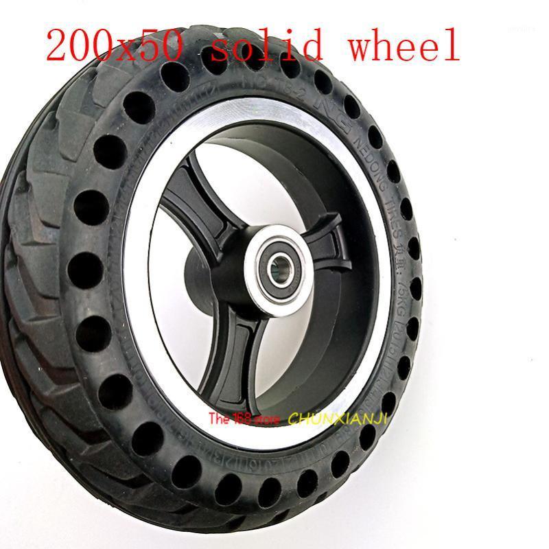 

200x50 Electric Scooter Solid Tyre with Wheel Hub 8" Scooter Tire Aluminium Alloy Rims Solid Tire Electric Vehicle Wheel1