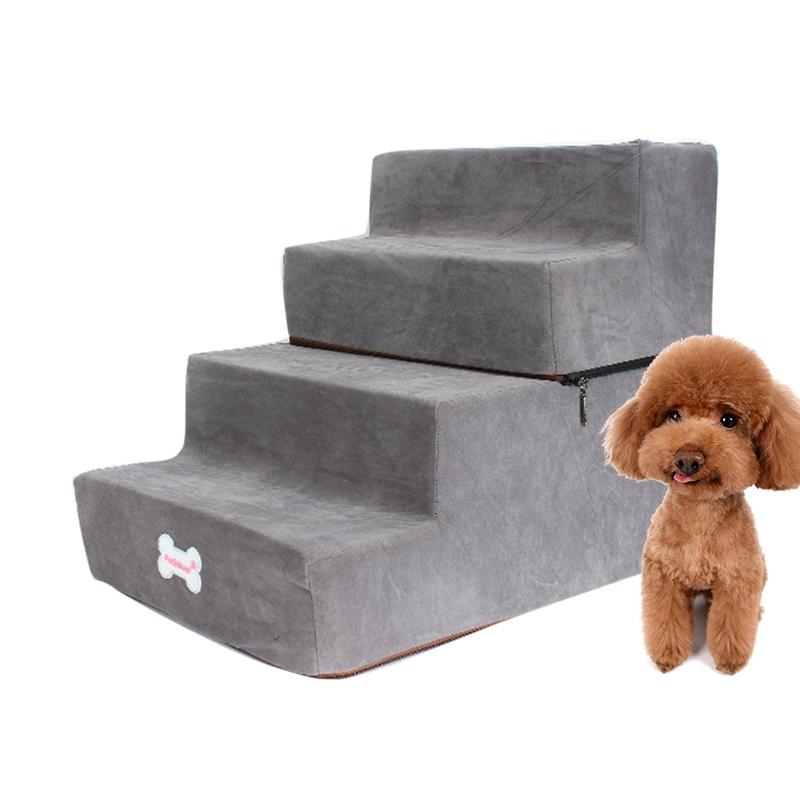 

New Dog House Pet Dog Stairs Small Kennels for Puppy Cat Pet Stairs Anti-slip Removable Puppy Dogs Bed Supplies