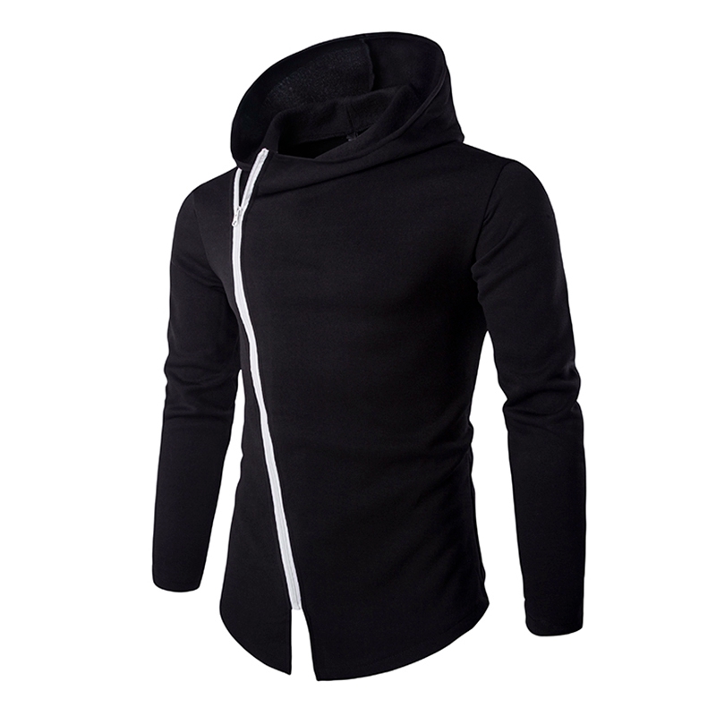 

2020 Fashion Hoodies Men Casual Mens Brand Solid Hooded Zipper Hoodie Cardigan Sweatshirt Slim Fit Men, Navy
