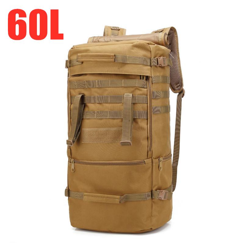 

60L Men Hiking Bag Camping Backpack Large Army Outdoor Climbing Trekking Travel Rucksack Tactical Bags Luggage, Cl004