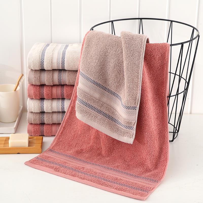 

2/3 Pcs Towels Bathroom High Quality Super Absorbent Soft Cotton Bathroom Towel Hand Towel 34x74cm Cotton, Coffee