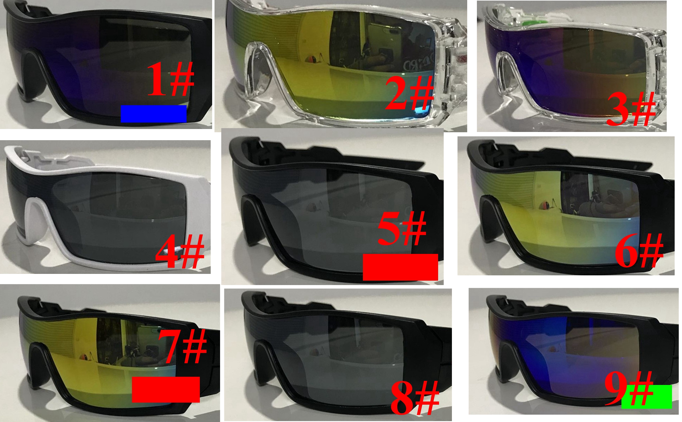 

FACTORY 39% OFF Men Women Sport Sunglasses Cycling Glasses For Bicycles Bikes Sports Eyewear PC Glasses Riding Sunglasses 9 colors 10pcs