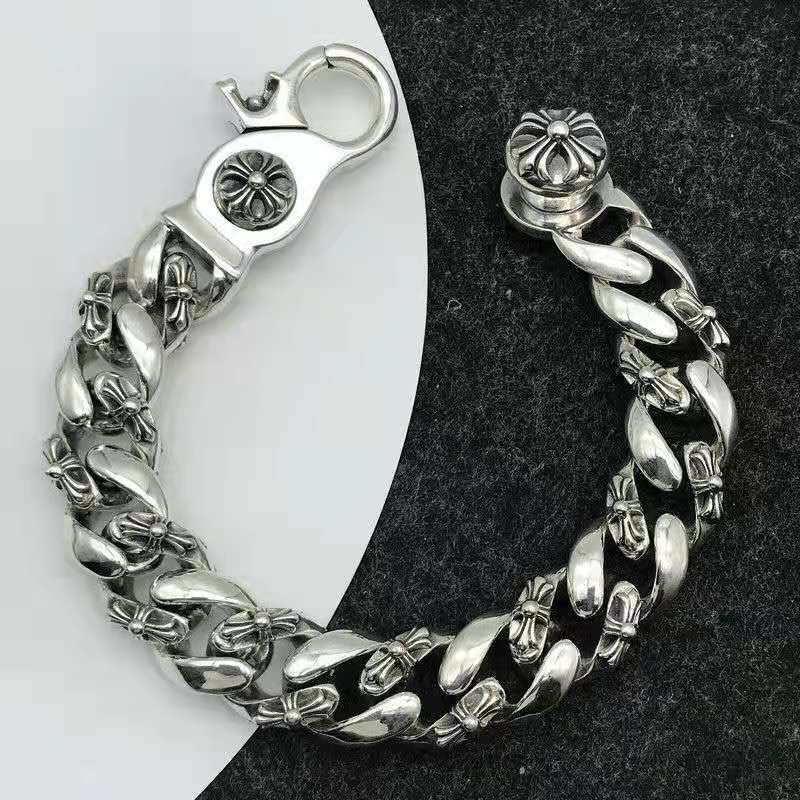 

Europe and the United States classic punk style hand act the role of men thick style domineer personality cross bracelet free shipping