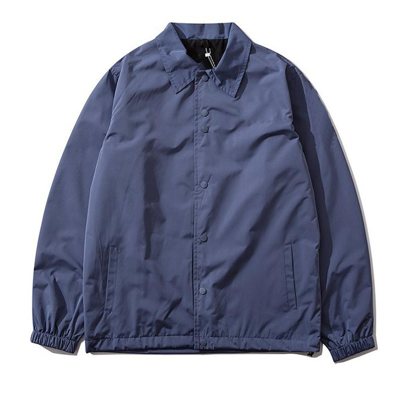 

Mens Jackets Windbreaker autumn new Hoodies Embroidery Coat Casual Outerwear Street couple winter coat Thin cotton jacket, Blue