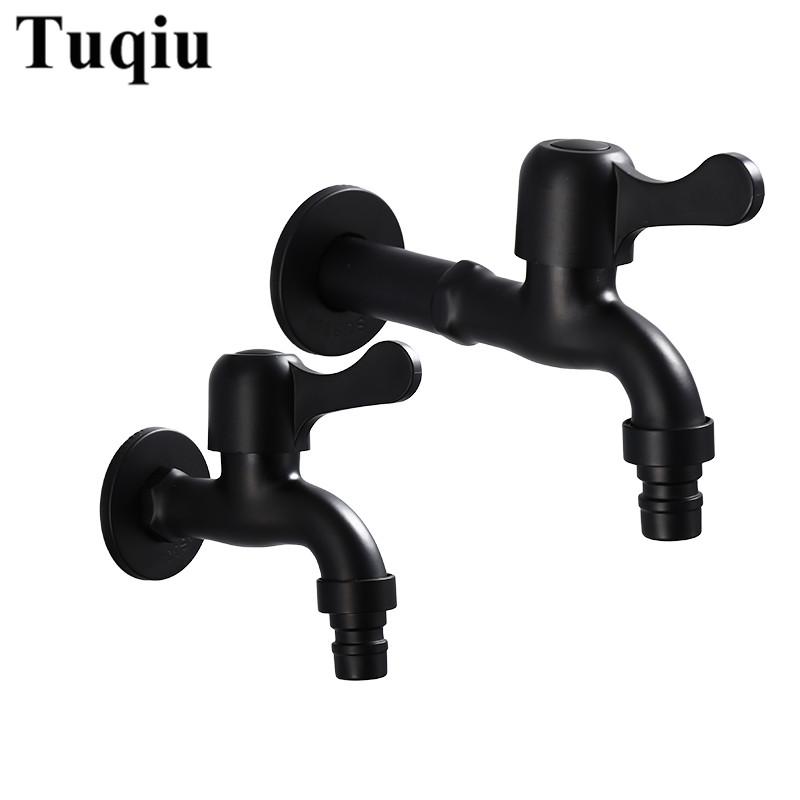 

Washing Machine Faucet /mop Faucet Decorative Outdoor Garden Black Oil Bibcock Tap Bathroom