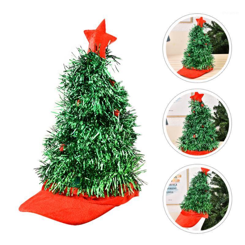 

1 Pc Funny Christmas Tree Cap Novelty Party Dress-up Cosplay Costume Hat1