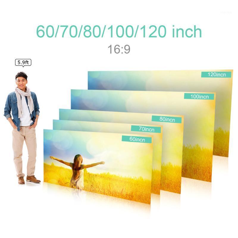 

Portable Projector Screen HD 16:9 Frameless Video Projection Screen Foldable Wall Mounted for Home Office 60/70/80/100/120inch1
