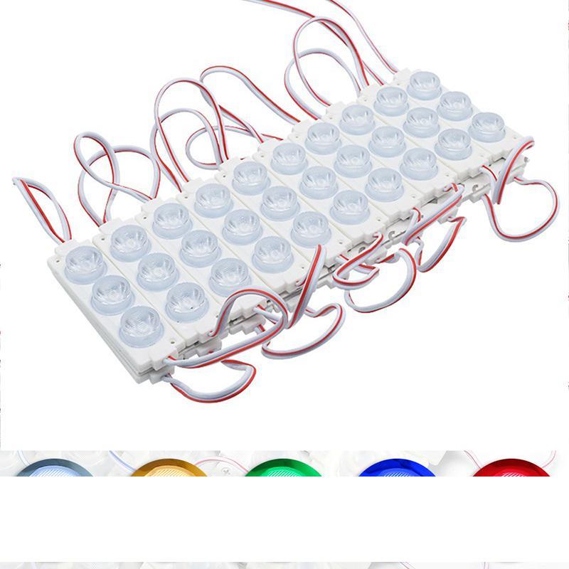 

3W SMD 3030 3 Led Side Lighting LED Module Light Box Led Modules With Lens 160 Degree Injection Waterproof High Brightness Lighting