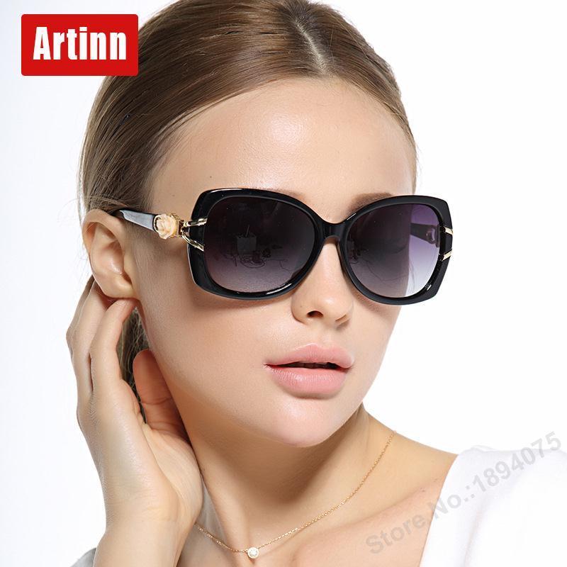 

designer sunglasses women UV400 polarized round men sun glasses cool flower decorated temple oversized M8095