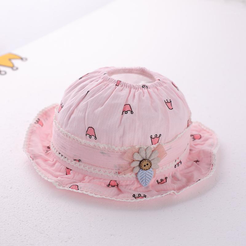 

Baby fisherman hat baby spring and summer sun hat breathable sunscreen1, Blue
