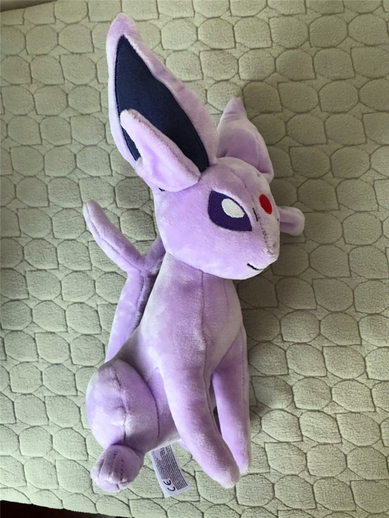 

New 23cm Cartoon Plush Espeon Eevee Series Plush toy doll Childrens Gift Toy Kids 201204, Black