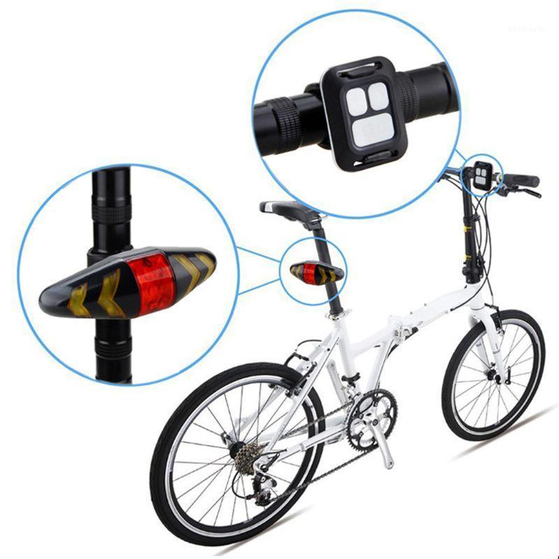 

USB Rechargeable Waterproof Bicycle Turn Signal Lamp Wireless Remote Control Mountain Bike Tail Light Cycling Safety Warning LED1