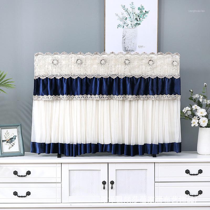 

Lace Hanging LCD TV Dust Cover Boot Does Not Take Desktop TV Dirt-Proof Cover1, Luminous green