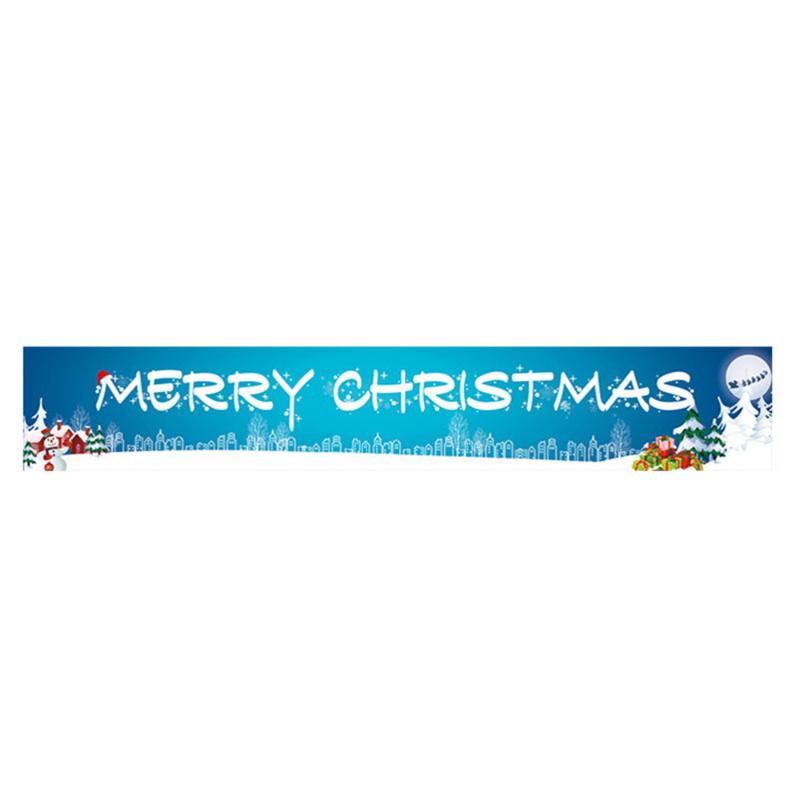 

1Pc Christmas Safe Decor Banner Party Bunting Party Flag for Bar