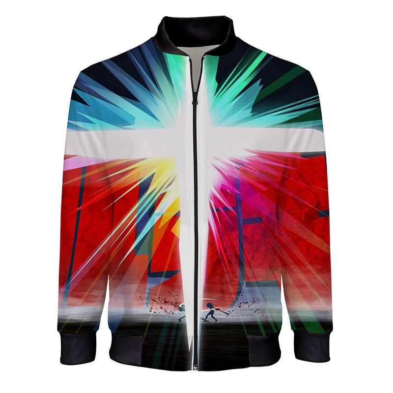 

2020 Spring Autumn New Anime Jackets Men/Women Kill La Kill 3D Printed Stand Collar Zipper Bomber Jacket Trendy Outerwear Unisex, 03
