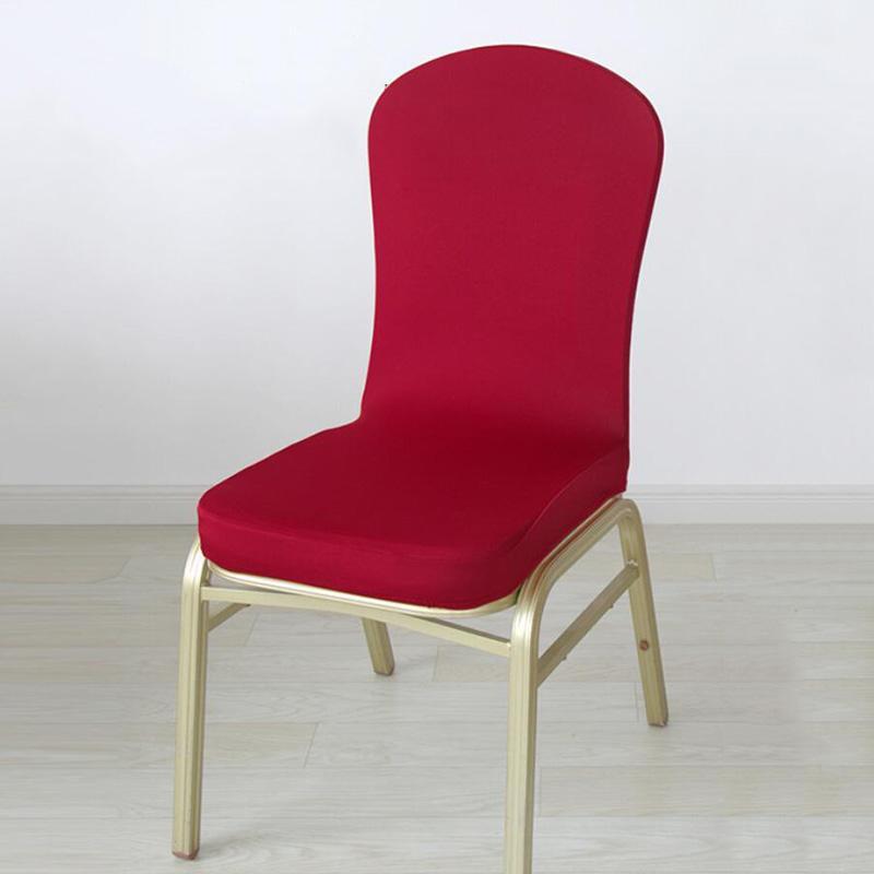 

Hotel Home Dining Chair Cover Stretch Spandex Chair Cover Elastic Seat Slipcover Banquet Case Housse De Chaise Mariage1