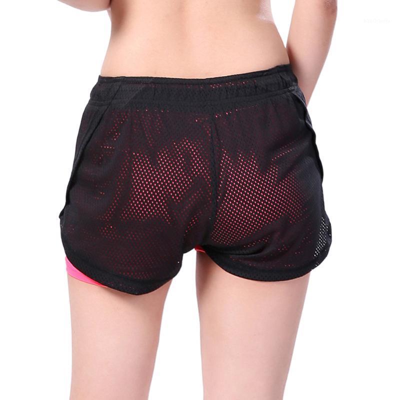 

Fashion Women Yoga shorts Elegant High waist Fitness Workout Short Ladies GYM Sport wear Running Trousers streetwear1